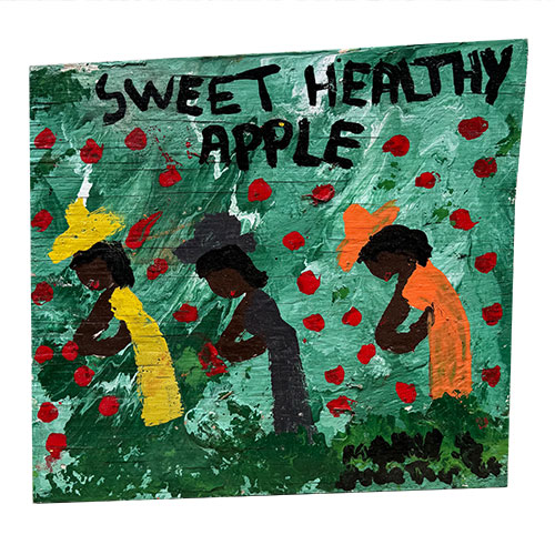 Mary Proctor 13.5" x 12" Sweet Healthy Apple WP4429